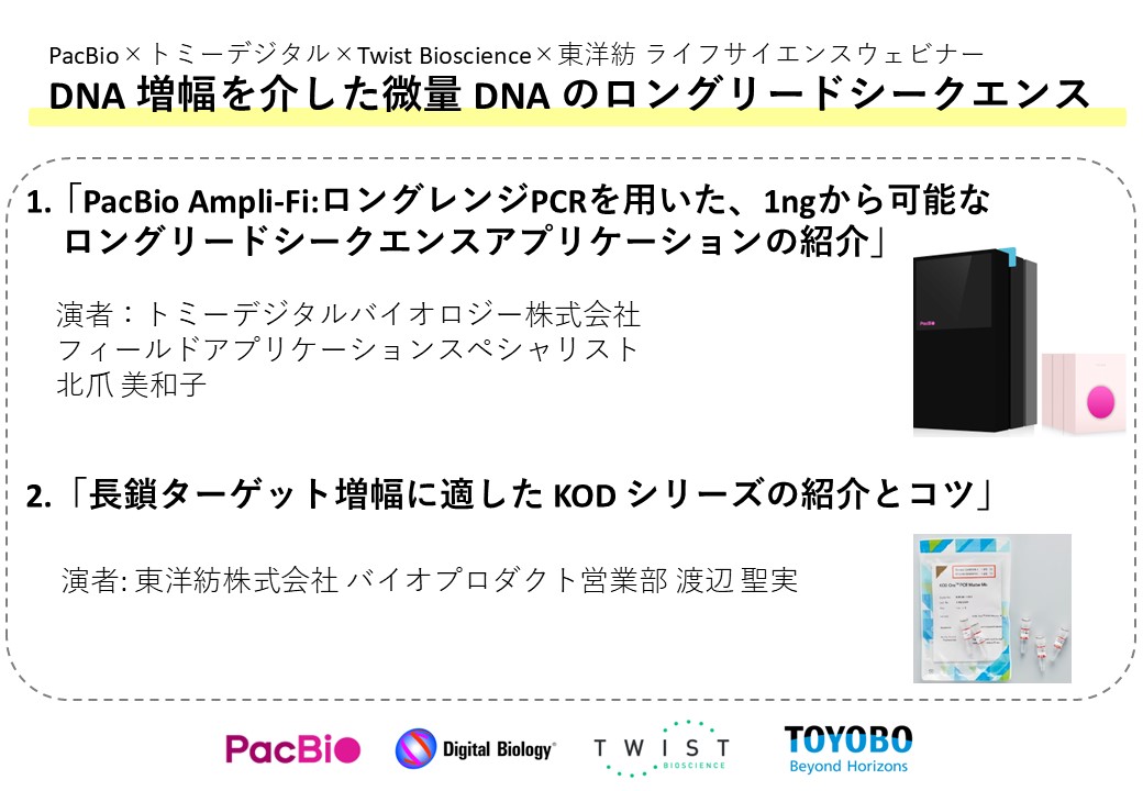 DNA増幅を介した微量 DNA のロングリードシークエンス